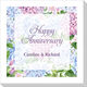 Hydrangea Napkins Image 2 of 2